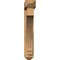 Ekena Millwork Imperial Arts and Crafts Rough Sawn Bracket w/ Offset Brace, Western Red Cedar, 6"W x 32"D x 36"H BKT0604X32X36IMP03RWR - alternate 4
